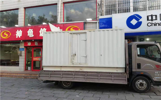 资兴出租发电机施工案例